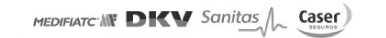 ASISA, MEDIFIATC, DKV, SANITAS, CASER SEGUROS